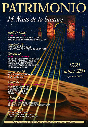 Nuits de la Guitare 2003